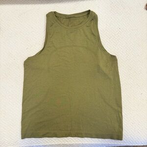 Lululemon Athletica SWIFTLY Olive Green Tank Top